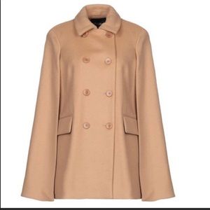 Maje cloak wool coat